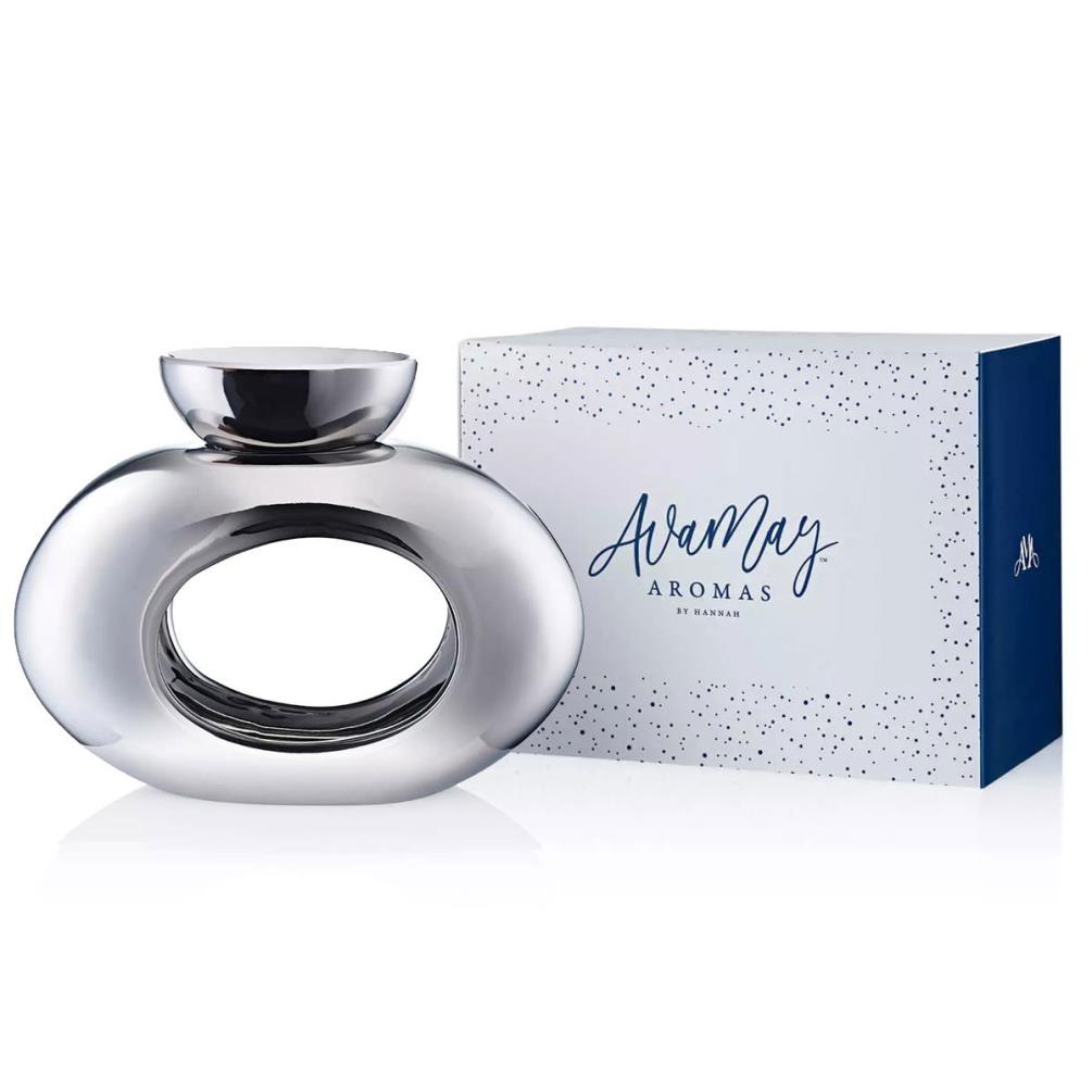 Ava May Chrome Oval Wax Melt Warmer Extra Image 1
